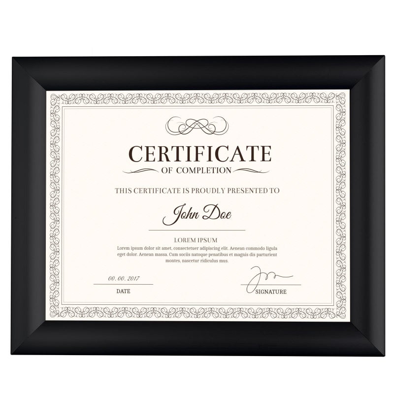 SnapeZo Weather Resistant Black Poster Frame 8.5x11 Inches, Outdoor Profile, Outdoor Poster Display Unit - Image 3